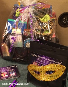Mystic's Carnival Gift Basket in What the RT Booklovers Convention Taught Me by Debra Kristi, author