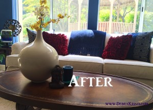 After in Five Easy Ways to Update a Tired Room by Debra Kristi, author