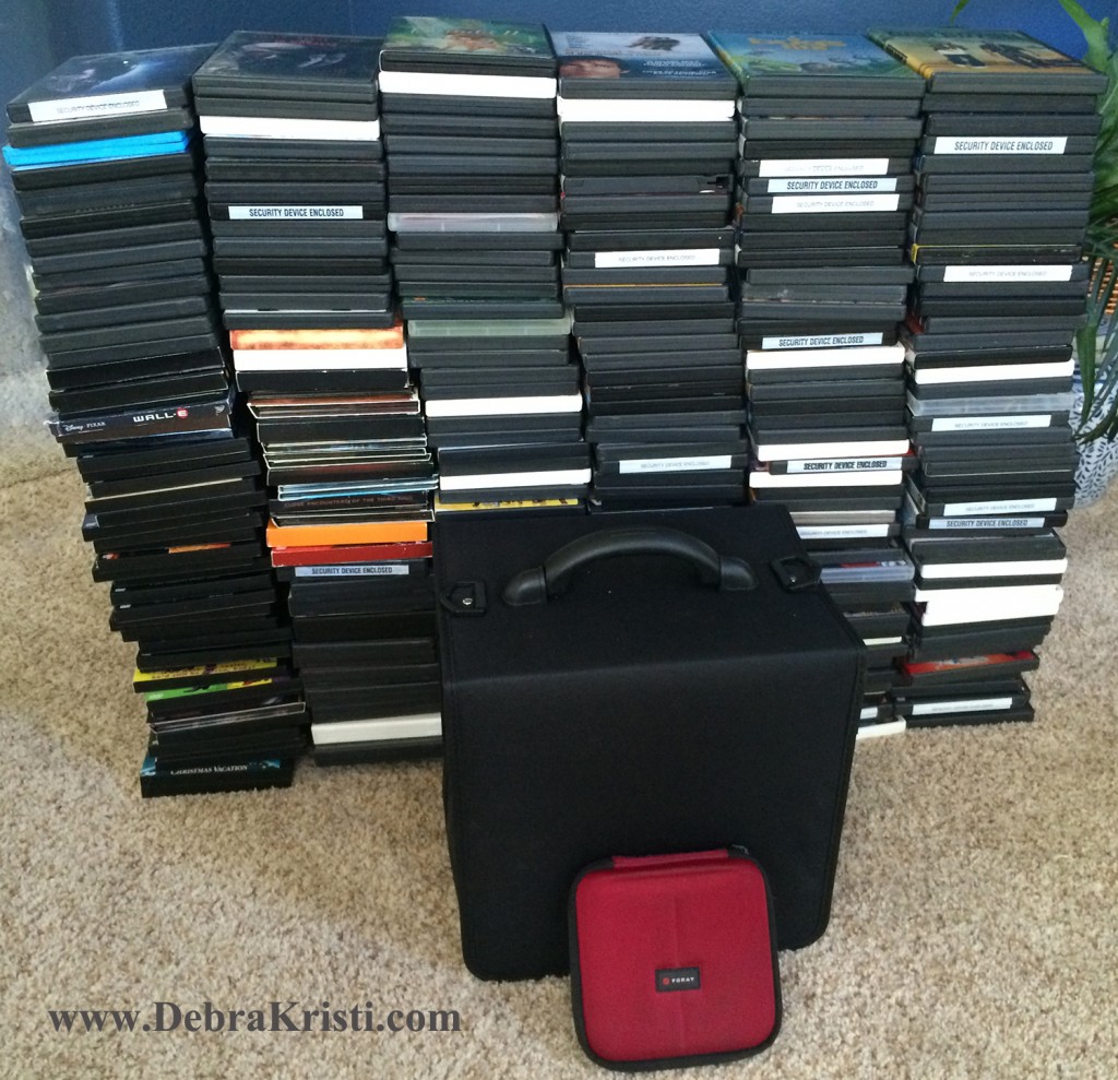 DVD Storage solution in 18 DIY Crafts & Upcycles for DVD Cases by Debra Kristi, author