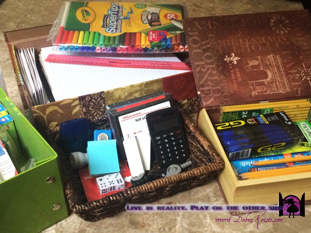 School supply storage in Organization Ideas: Storage of School Supplies by Debra Kristi, author