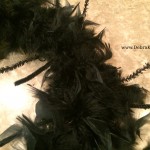 Wreath feathers in A Raven Ring Wreath for Halloween by Debra Kristi, author